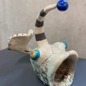 Ilse Scholten, Ludieke vis - Raku-keramiek